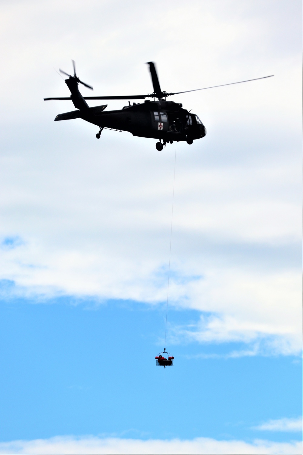 UH-60 Black Hawk crew training at Fort McCoy