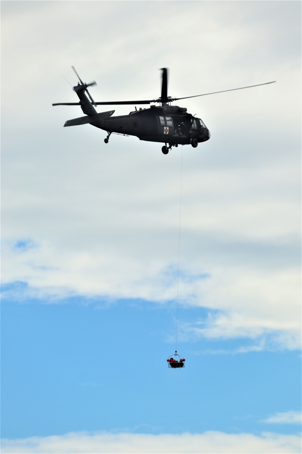 UH-60 Black Hawk crew training at Fort McCoy