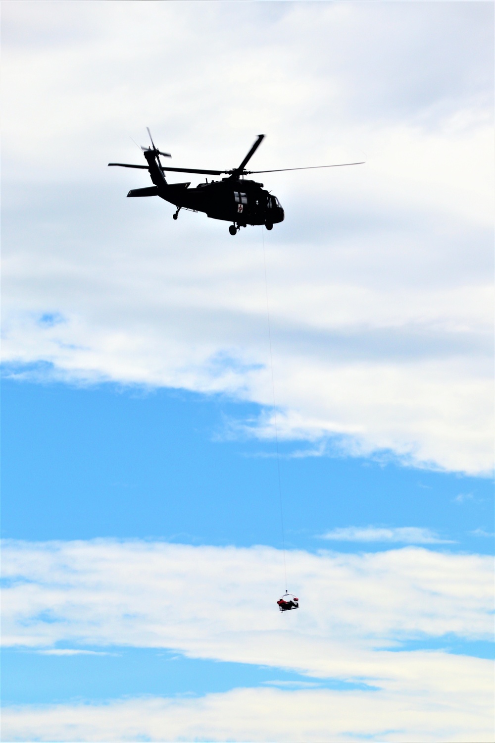 UH-60 Black Hawk crew training at Fort McCoy