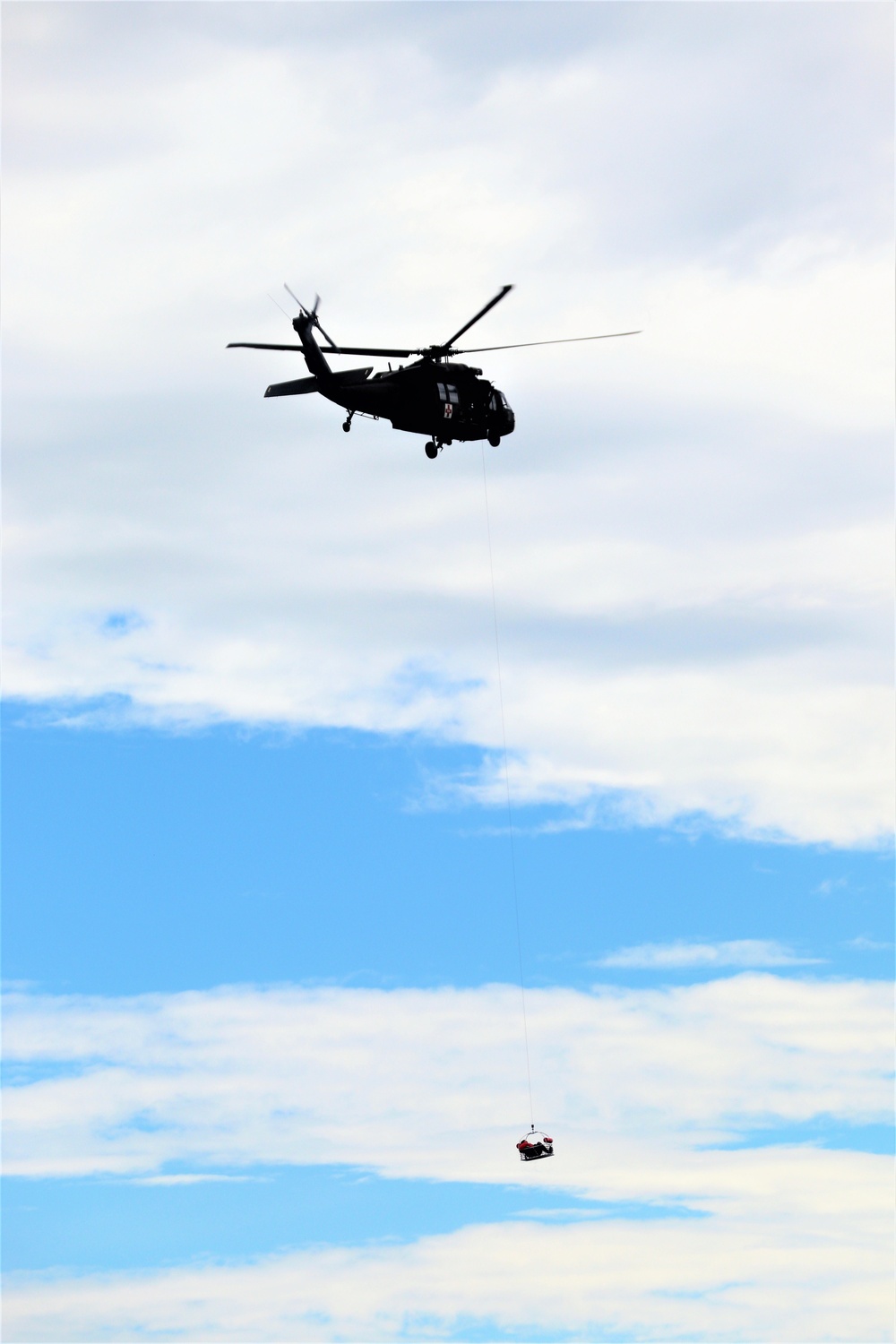 UH-60 Black Hawk crew training at Fort McCoy