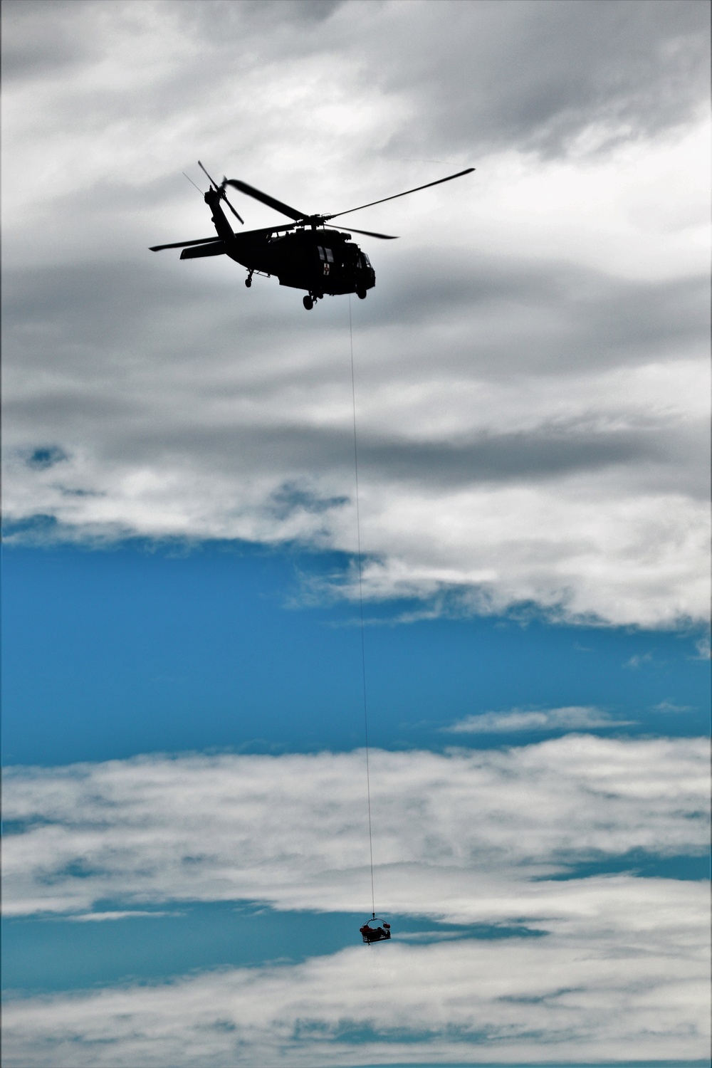 UH-60 Black Hawk crew training at Fort McCoy