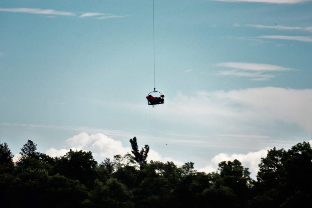 UH-60 Black Hawk crew training at Fort McCoy