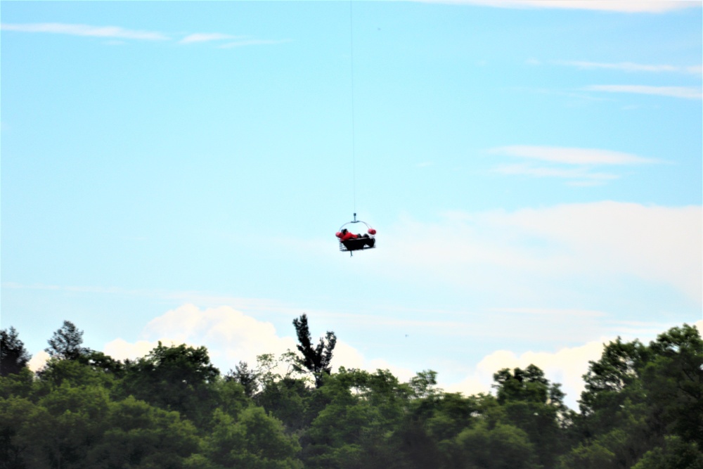 UH-60 Black Hawk crew training at Fort McCoy