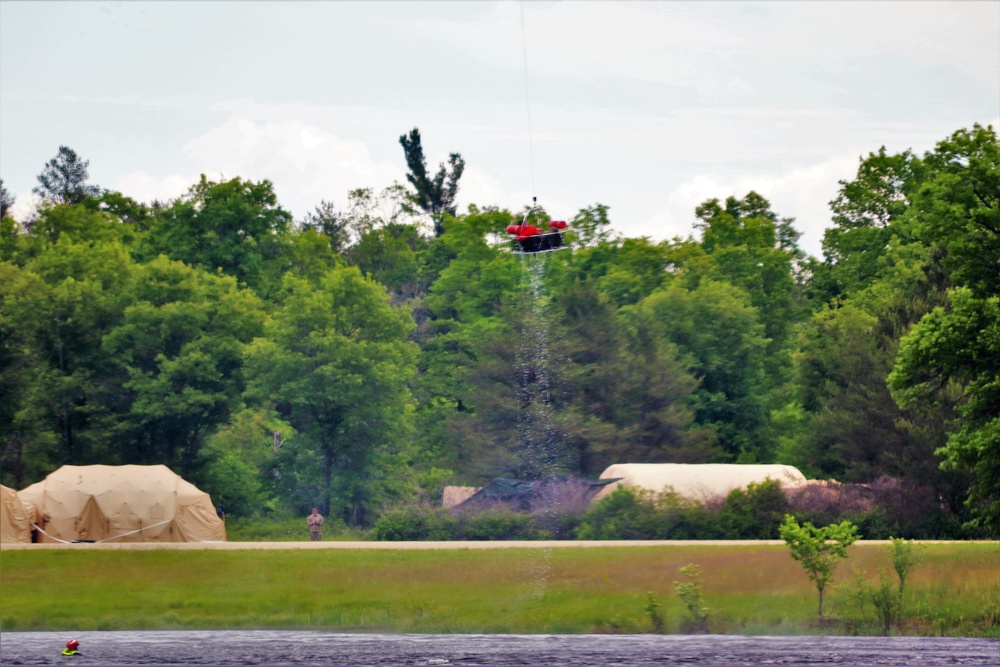 UH-60 Black Hawk crew training at Fort McCoy