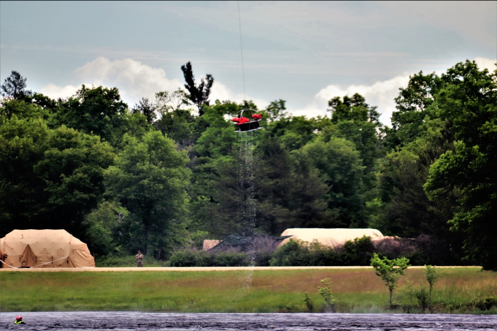 UH-60 Black Hawk crew training at Fort McCoy