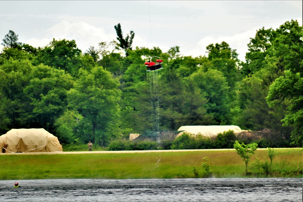 UH-60 Black Hawk crew training at Fort McCoy