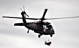 UH-60 Black Hawk crew training at Fort McCoy