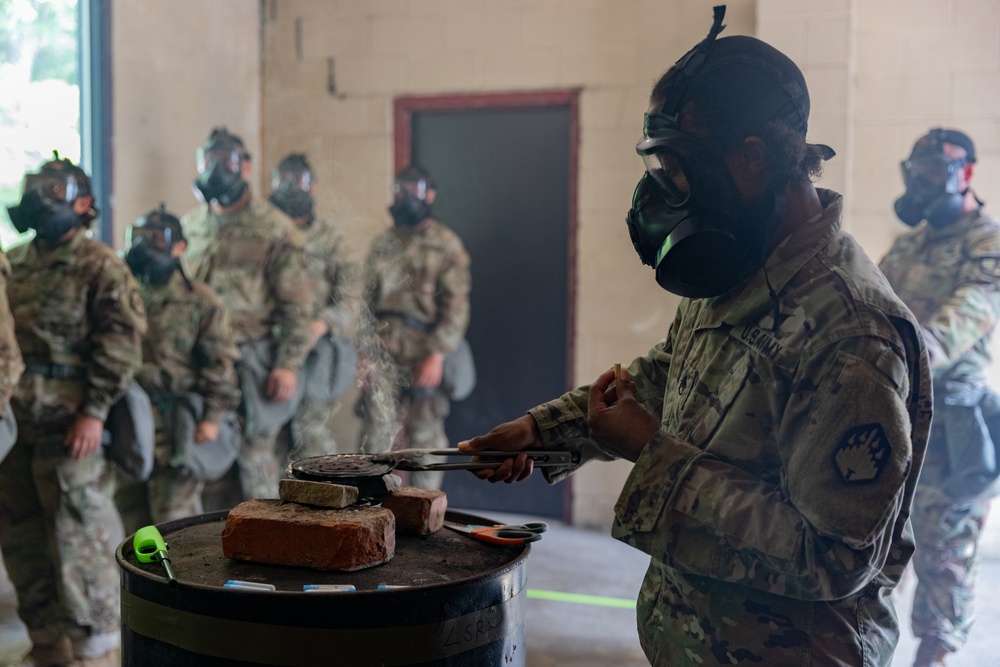 6th Regiment Advanced Camp CBRN Training