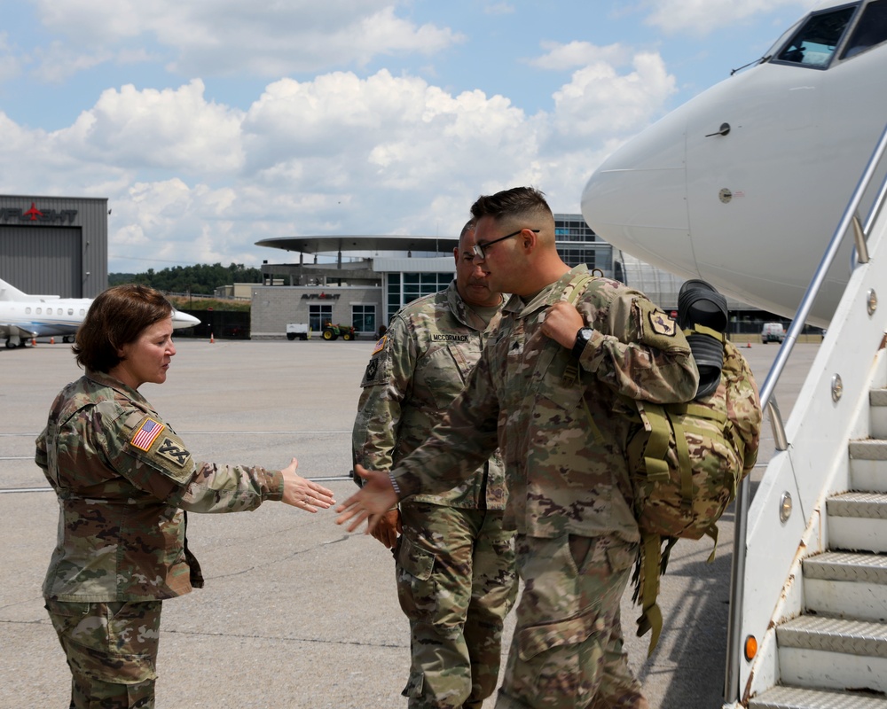 228th EN Co returns home