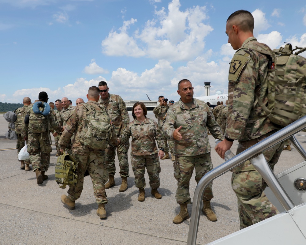 228th EN Co returns home