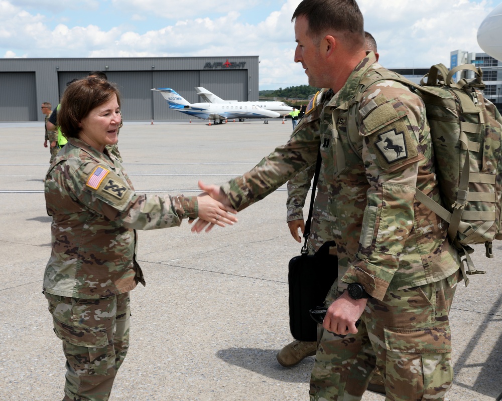 228th EN Co returns home