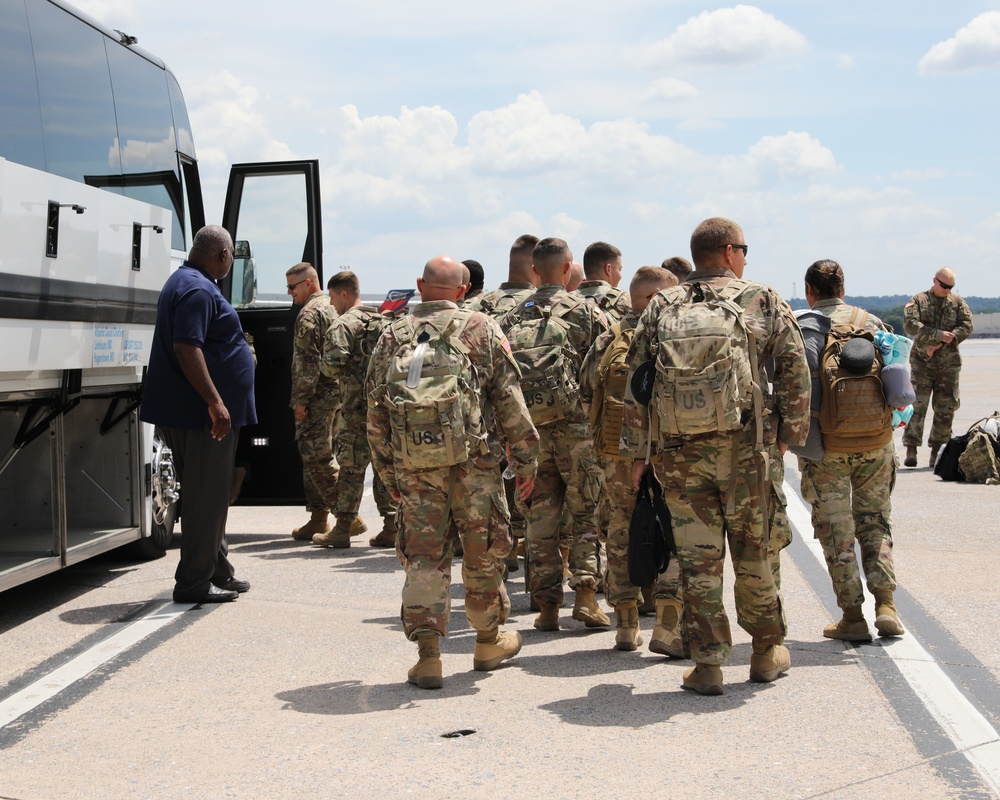 228th EN Co returns home