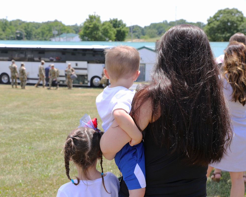 228th EN Co returns home