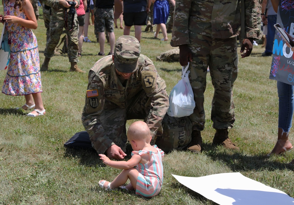 228th EN Co returns home