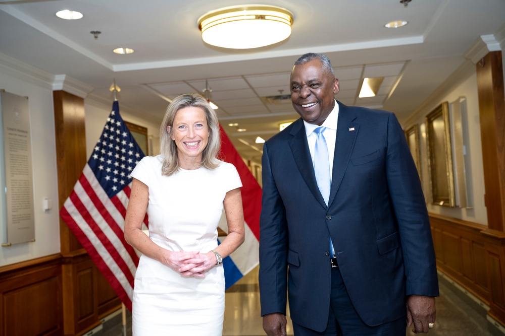 Secretary Austin Hosts Dutch Defense Minister