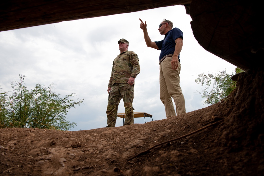 DLIFLC commandant visits Goodfellow AFB