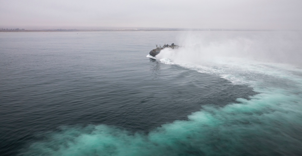 Makin Island Conducts LCAC Operations