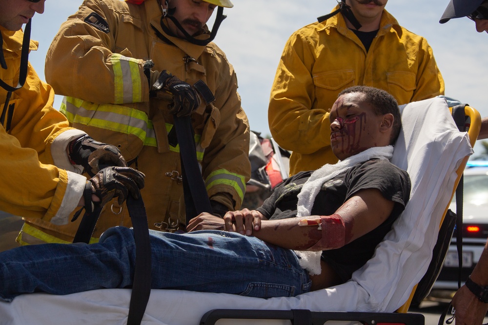 San Bernardino County Sheriff's Department  presents “Every 15 Minutes” at Marine Corps Air Ground Combat Center