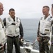 Brigadier General Ryan Rideout visits the 13th MEU while embarked on USS Makin Island