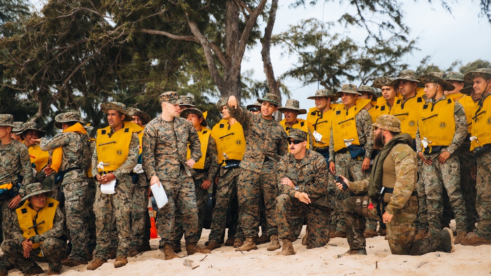 3/4 Marines Host Joint Ally Force Amphibious Training