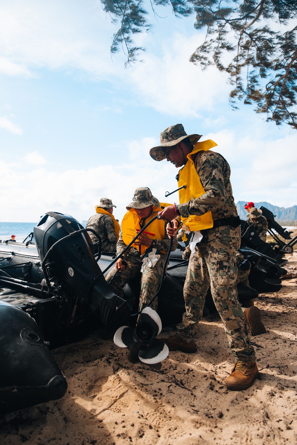 3/4 Marines Host Joint Ally Force Amphibious Training during RIMPAC 2022