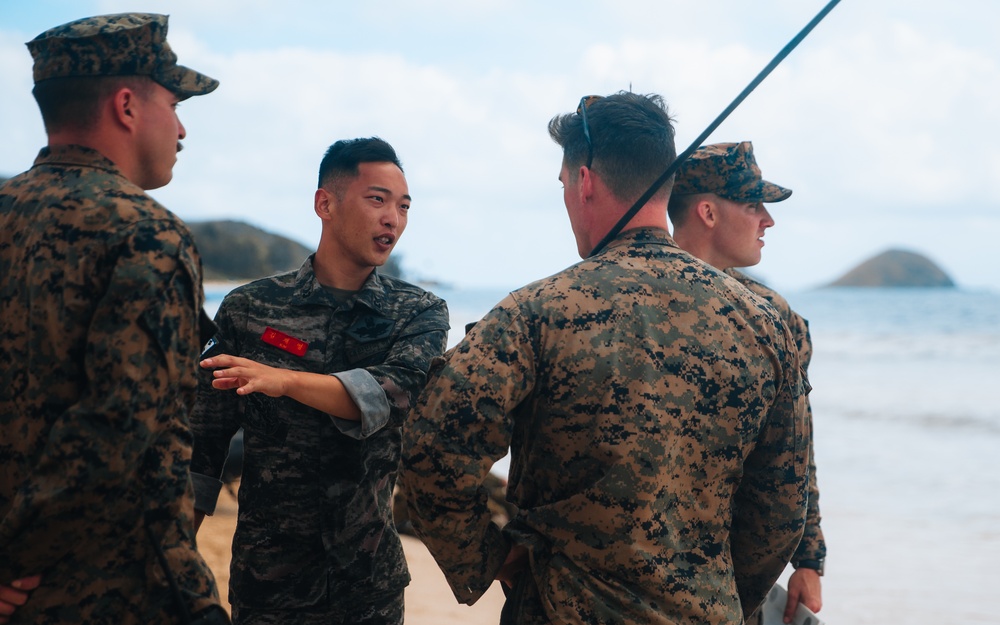 3/4 Marines Host Joint Ally Force Amphibious Training during RIMPAC 2022
