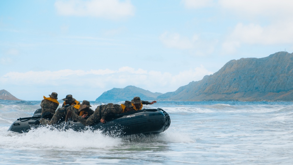 3/4 Marines Host Joint Ally Force Amphibious Training during RIMPAC 2022