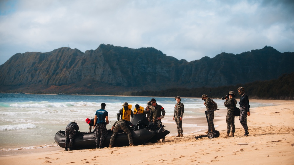 3/4 Marines Host Joint Ally Force Amphibious Training