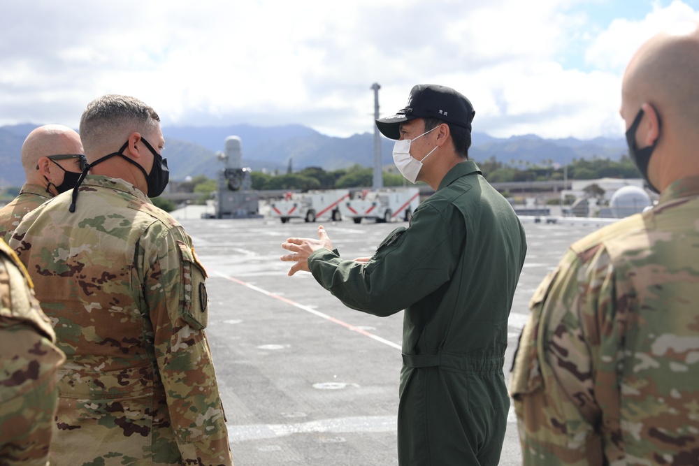 Cross deck walk for Rim of the Pacific (RIMPAC) 2022