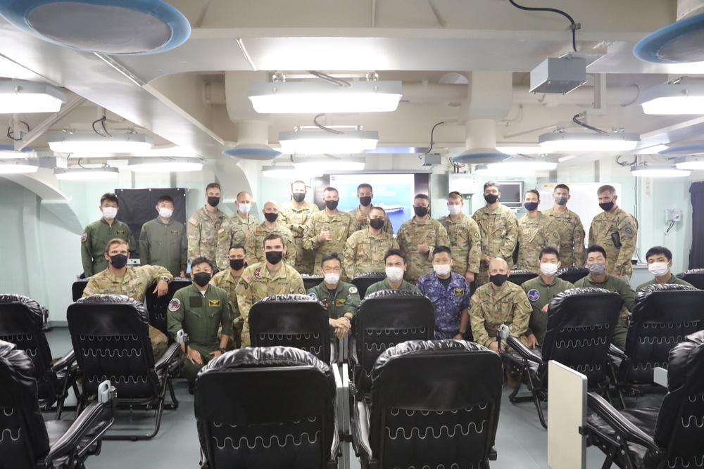Cross deck walk for Rim of the Pacific (RIMPAC) 2022