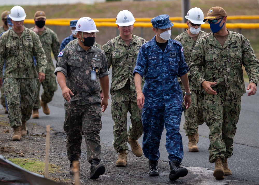 Rear Adm. Toshiyuki Hirata Meets with Partner-Nation Senior Leadership during RIMPAC 2022