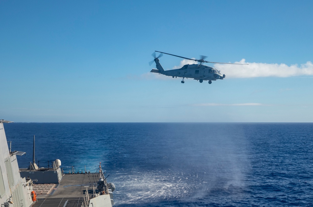 USS Dewey (DDG 105) Conducts Gunnery Exercise with Royal Australian Navy and Japanese Maritime Self-Defense Force