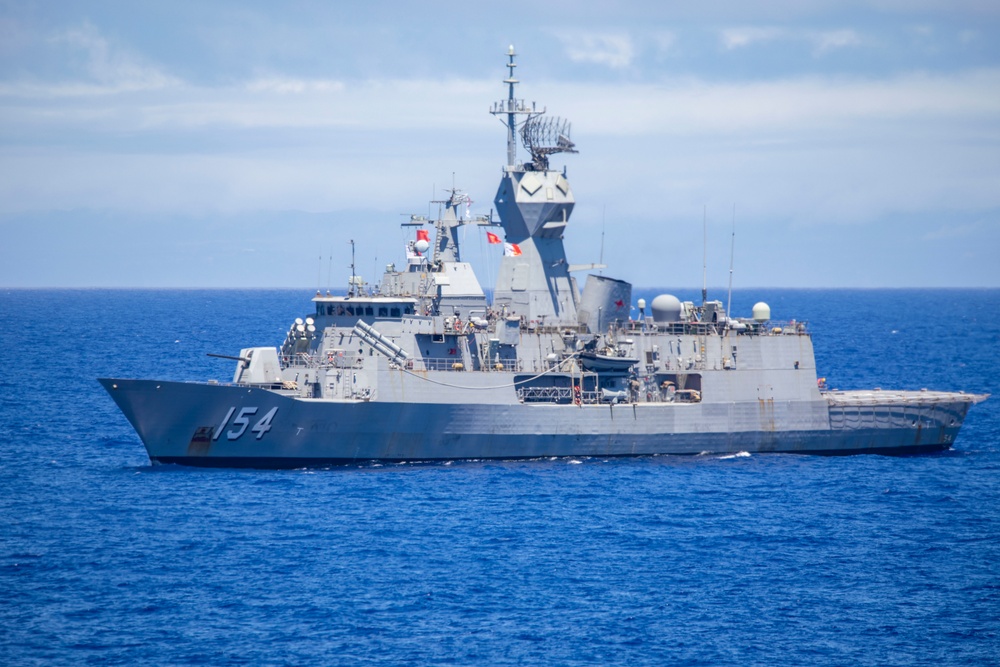 USS Dewey (DDG 105) Conducts Gunnery Exercise with Royal Australian Navy and Japanese Maritime Self-Defense Force