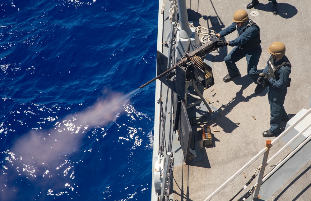 USS Dewey (DDG 105) Conducts Gunnery Exercise with Royal Australian Navy and Japanese Maritime Self-Defense Force