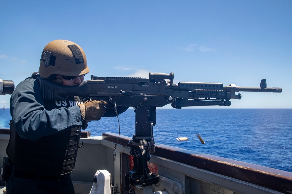 USS Dewey (DDG 105) Conducts Gunnery Exercise with Royal Australian Navy and Japanese Maritime Self-Defense Force