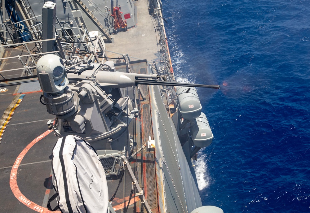 USS Dewey (DDG 105) Conducts Gunnery Exercise with Royal Australian Navy and Japanese Maritime Self-Defense Force