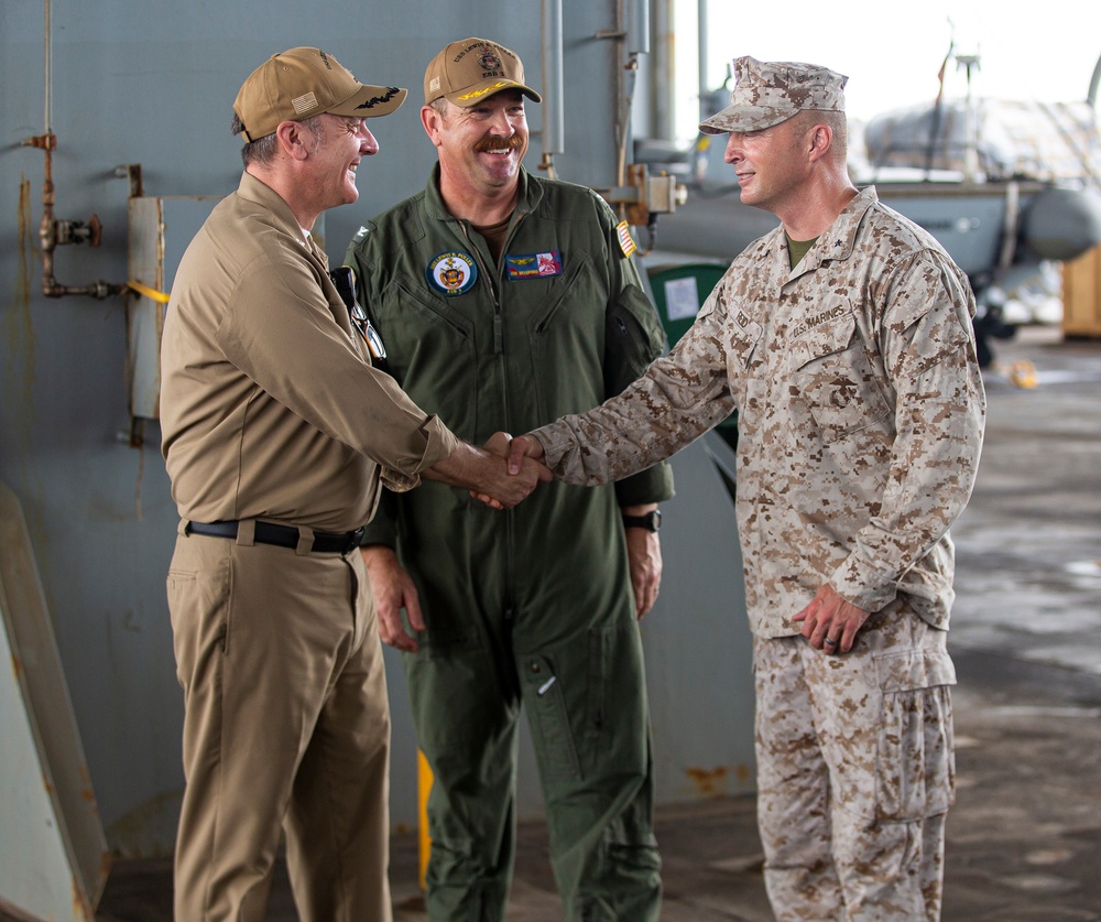 Brig. Gen. Reid visits USS Lewis B. Puller