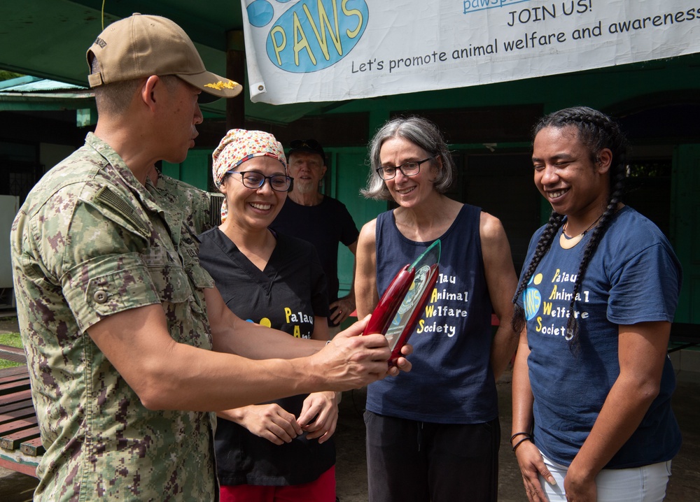 Pacific Partnership 2022 Leadership Tours Palau Animal Welfare Society