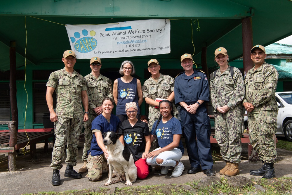 Pacific Partnership 2022 Leadership Tours Palau Animal Welfare Society