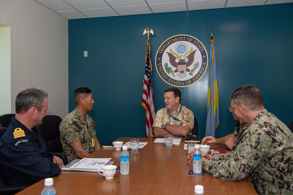 Pacific Partnership 2022 Leadership Meets with United States Ambassador to Palau