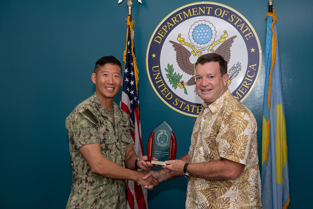 Pacific Partnership 2022 Leadership Meets United States Ambassador to Palau