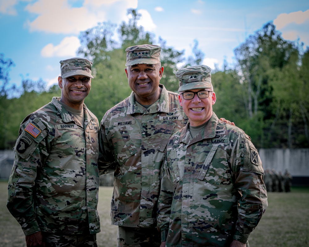 10th AAMDC welcomes Brig. Gen. Maurice Barnett as the new Commanding General