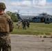 Distinguished Visitors and VIPs arrive at Ford Island HLZ during RIMPAC 2022
