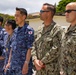 Distinguished Visitors and VIPs depart from Ford Island HLZ during RIMPAC 2022