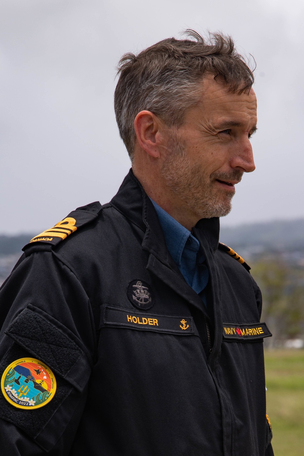Distinguished Visitors and VIPs arrive at Ford Island HLZ during RIMPAC 2022