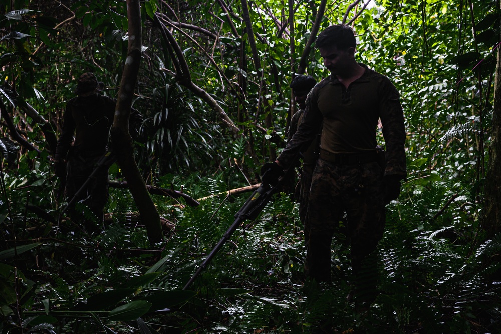 Sweeping for UXO Remnants | Task Force Koa Moana 22