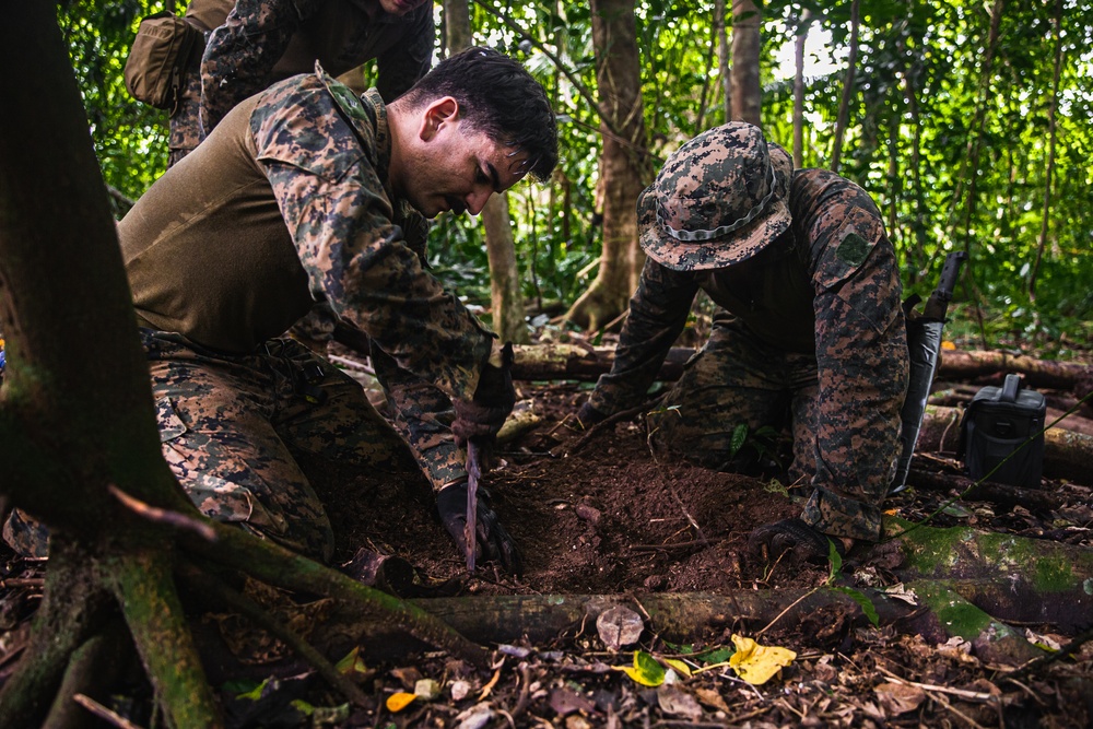 Sweeping for UXO Remnants | Task Force Koa Moana 22