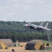 The Liberty Wing’s heritage jet takes flight