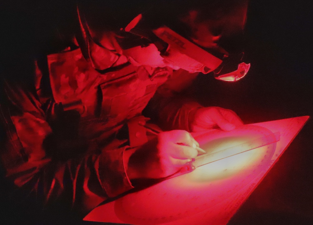 69th Infantry Soldiers conduct night fire at Fort Drum