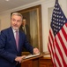 Secretary of Defense Lloyd J. Austin III and Italian Minister of Defense Lorenzo Guerini engage in a bilateral exchange